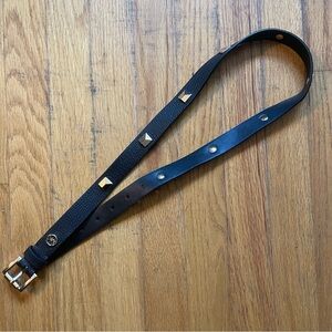 NWOT Michael Kors Leather Belt with Gold Hardware